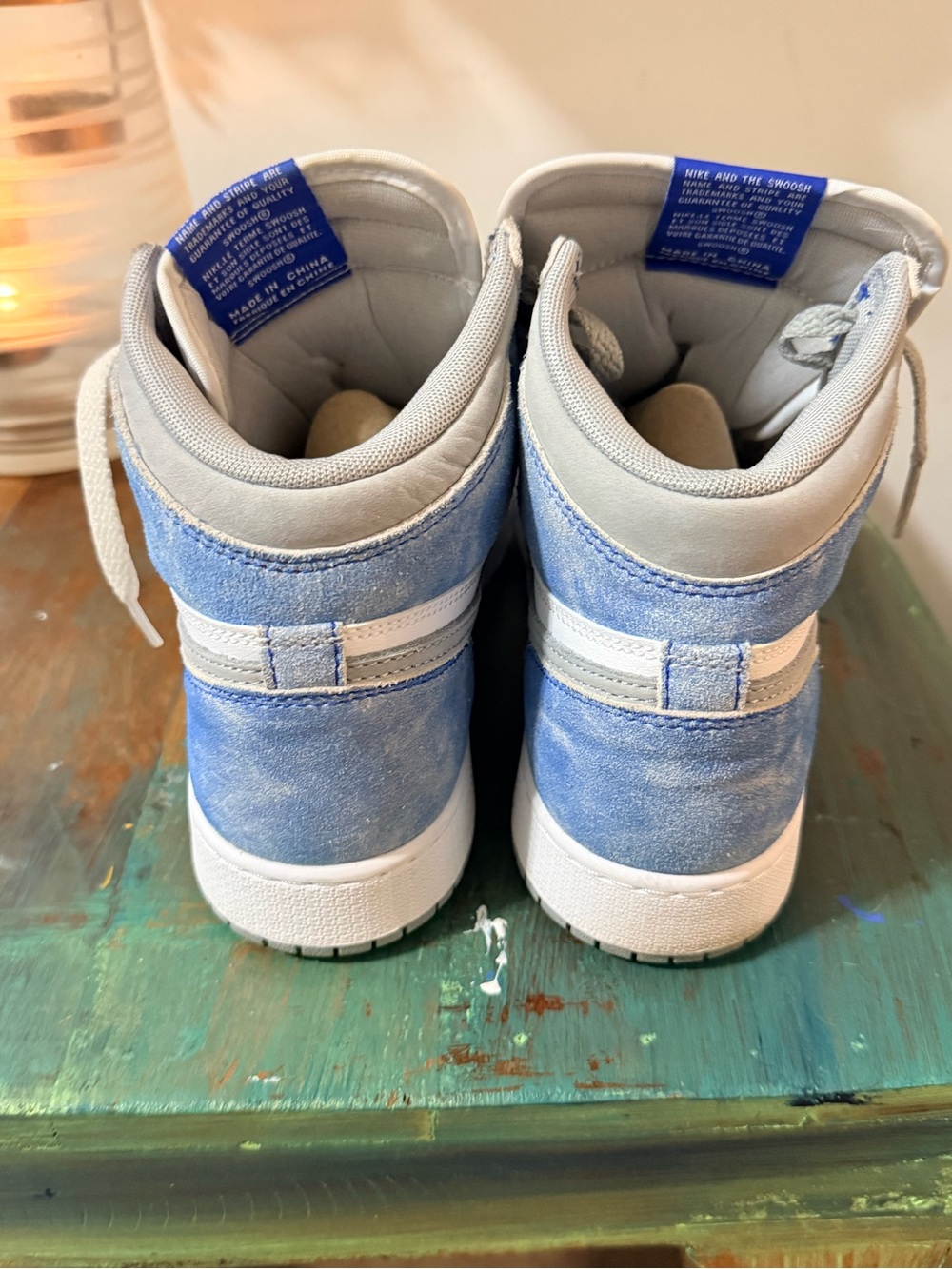 Air Jordan 1 Retro High OG GS Hyper Royal size 7Y - Picture 4 of 9